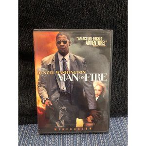MAN ON FIRE DVD FACTORY SEALED DENZEL WASHINGTON